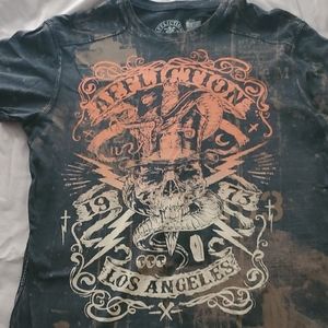 Mens large Affliction tee